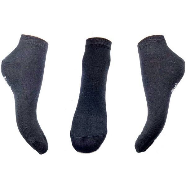 Bruno Barella Sneaker Socken aus Bambuscellulose gewonnene Viskosefaser in schwarz