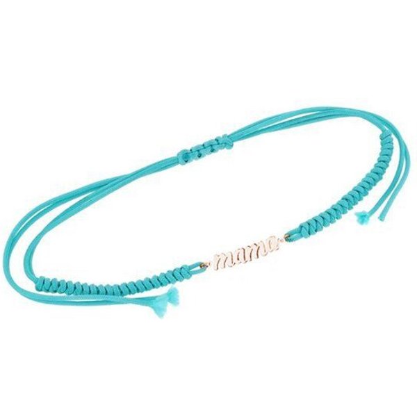 Eppi String-Armband aus Gold mit der Aufschrift Mama