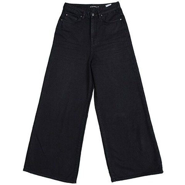 Lovjoi Wide Cropped BARLERIA overdyed black