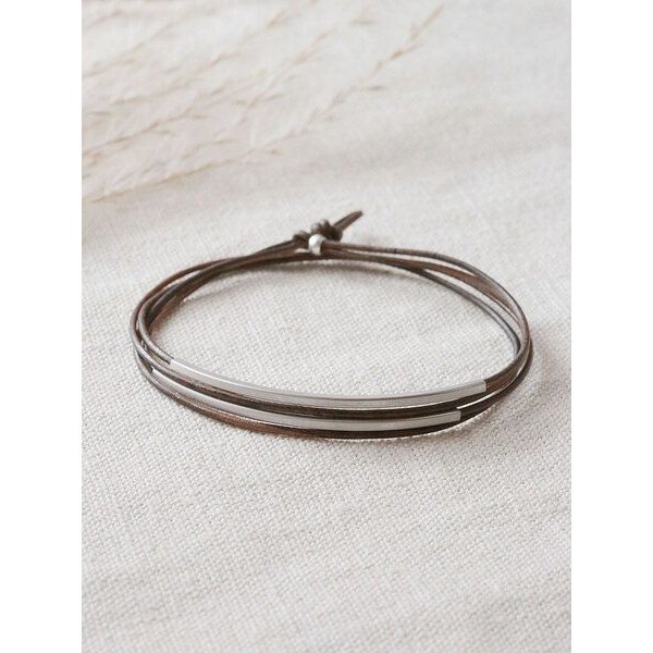 pikfine Tube Armband “Tingval” // silber