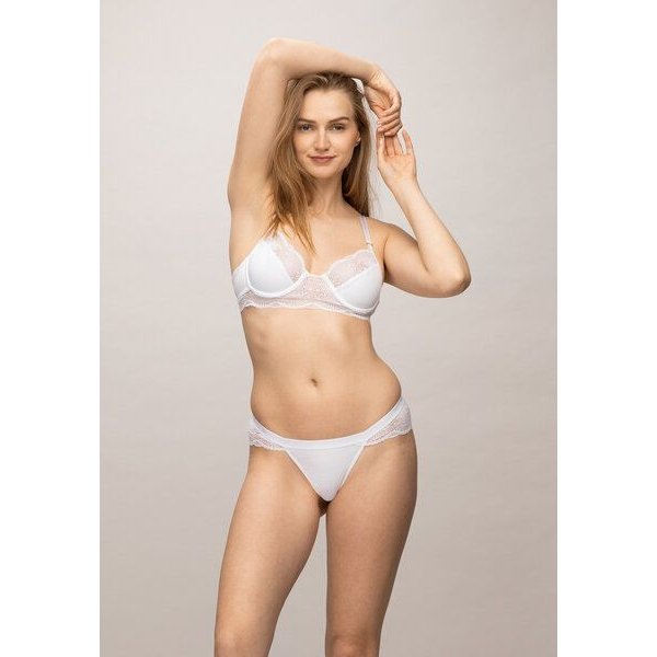 Lovjoi Tanga LUMINOUS MOSS mit filigraner Spitze