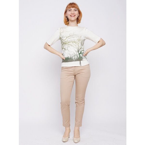 Peaces.bio - handbedruckte Biomode Peaces-Shirt Zauberlandschaft