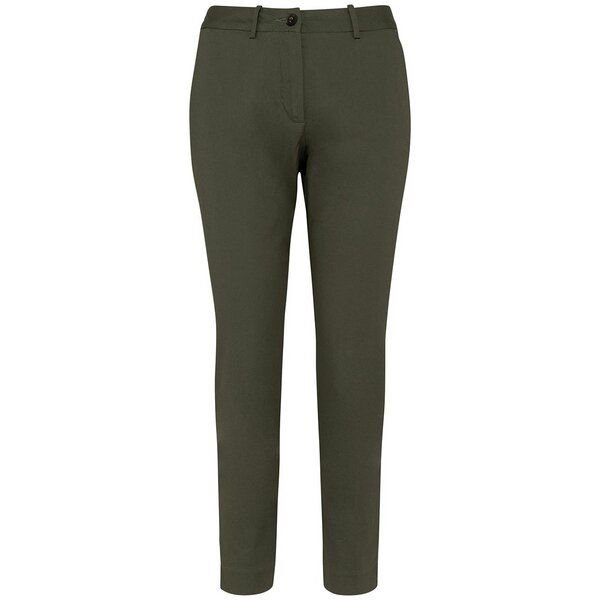 YTWOO Nachhaltige 7/8 Chino-Damenhose