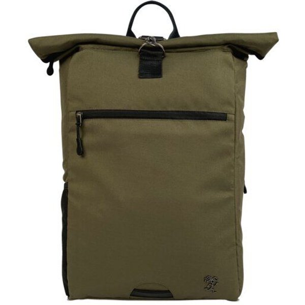 FUCHS & REBELL PIET Rolltop Rucksack – Stylisch & praktisch mit Rücken-Zipper