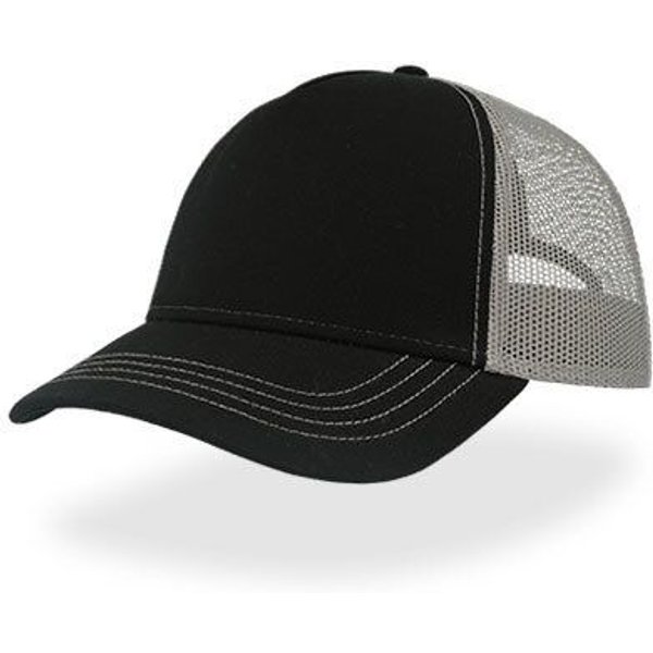 Atlantis Headwear Freizeit-Truckercap aus recyceltem Polyester-Segeltuch