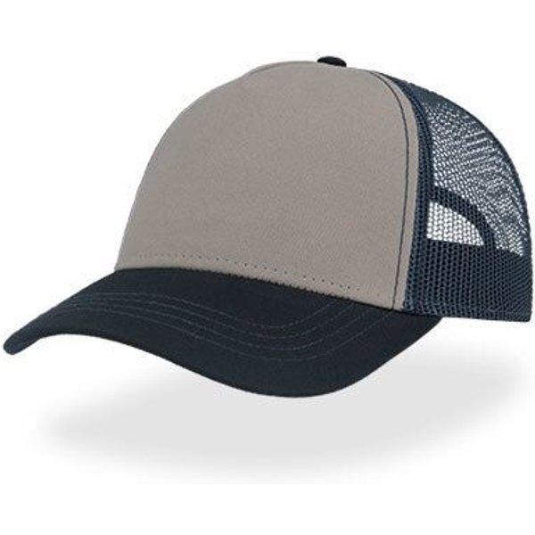 Atlantis Headwear Freizeit-Truckercap aus recyceltem Polyester-Segeltuch