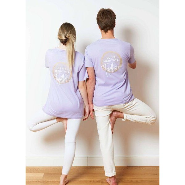 SPARKLES OF LIGHT Yoga Shirt | LET'S MEDITATE TOGETHER