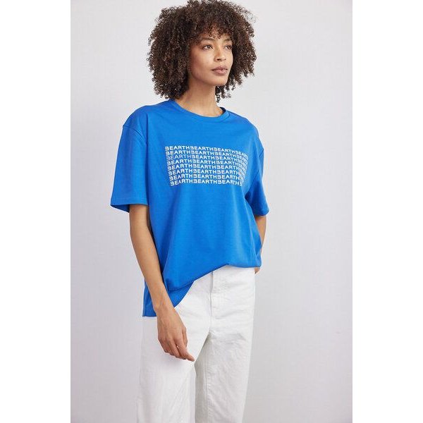 T-Shirt Unisex BEARTH Scan Code Print Bio-Baumwolle