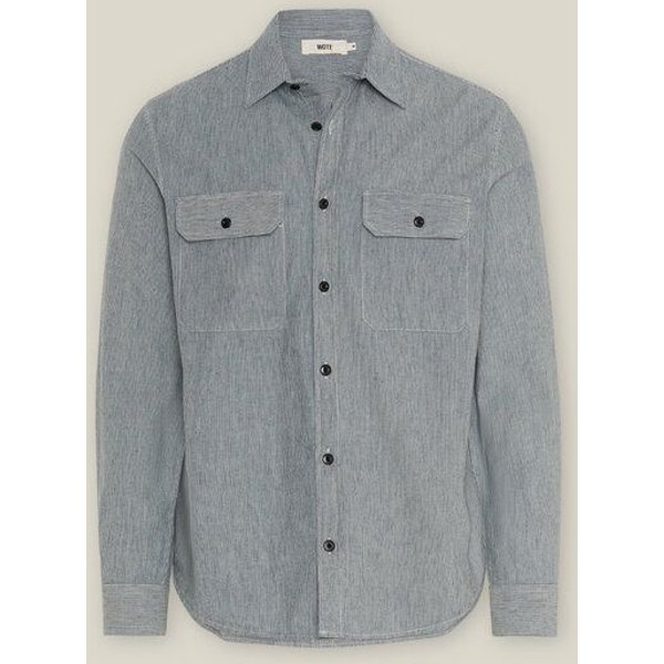 WOTE Herren Utility Stripe Shirt aus 100 % Bio-Baumwolle