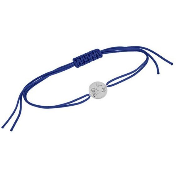 Eppi Silbernes String-Armband Der Kleine Prinz mit Fuchs