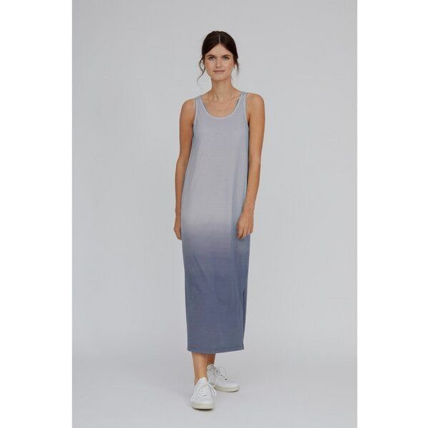 Basic Apparel Maxikleid REBEKKA DIP DYE aus Bio-Baumwolle