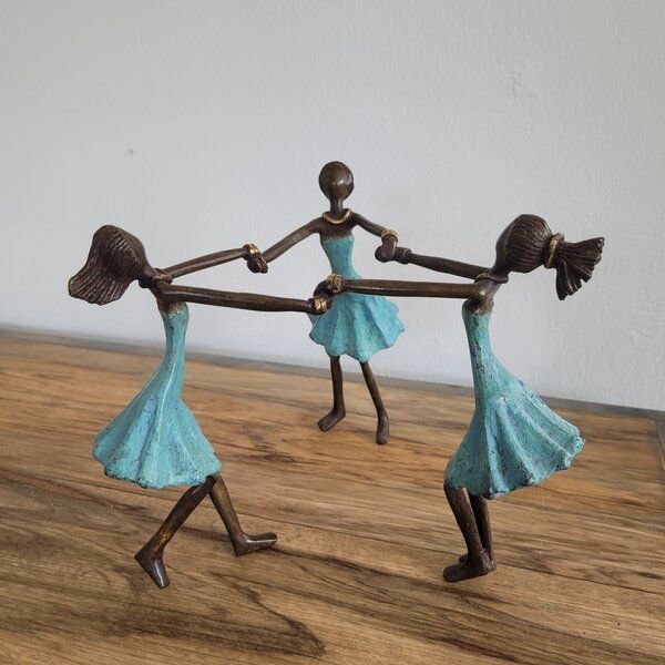 Moogoo Creative Africa "Alors on danse" | Bronze-Skulptur von Hamidou | Einzelstücke, handgemacht & fair gehandelt in Westafrika