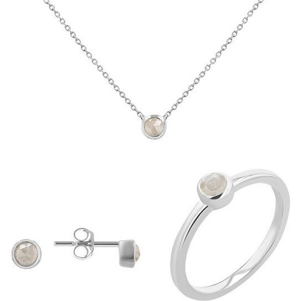Eppi Schmuck-Set mit Salt and Pepper Diamanten Jana