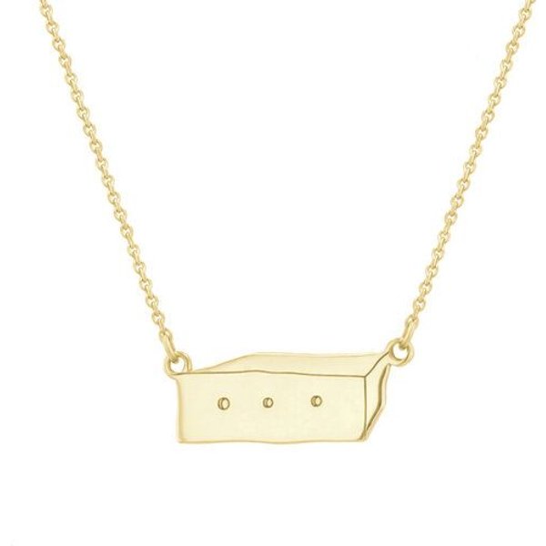 Eppi Kette aus Gold mit einem Kasten Der Kleine Prinz