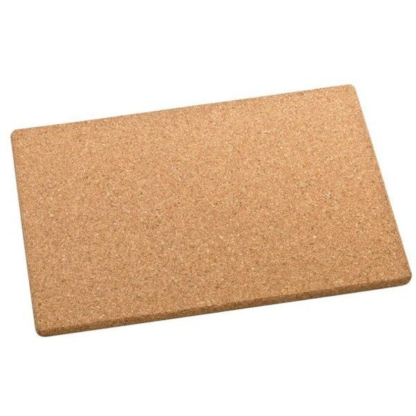 Kork-Deko Badematte aus Kork | Bodenmatte für Bad, Wellness und Spa | 45x30 cm