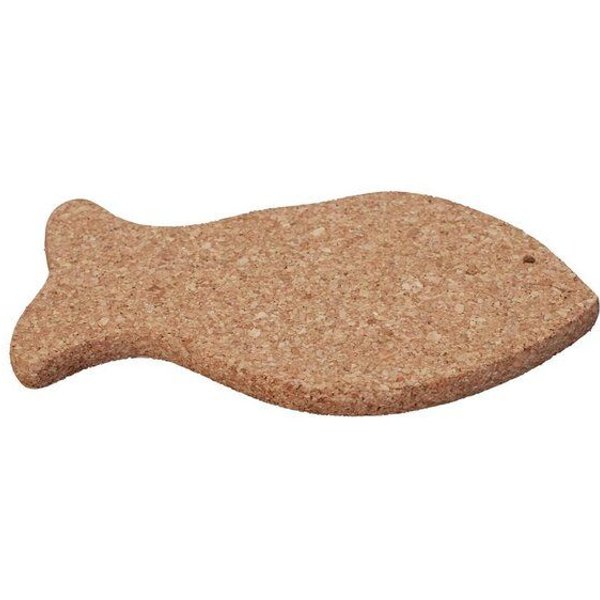 Kork-Deko Topfuntersetzer "Fisch" aus Kork | versch. Größen: 28cm (L) & 20cm (M)