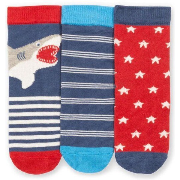 Kite Clothing Bunte Socken 3er-Pack aus Bio-Baumwolle