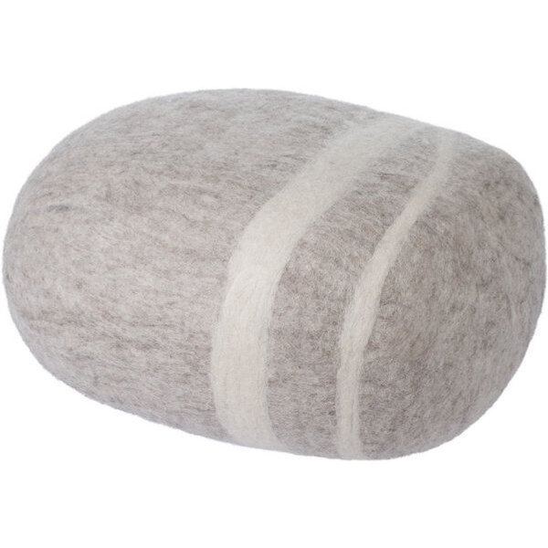 myfelt Filz Kieselstein (Pouf), 100% Schurwolle