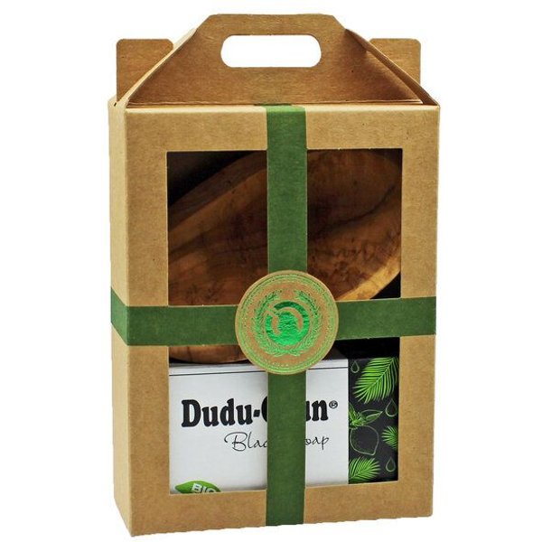unicorn Geschenk-Set "Dudu Osun - Olivenholzschale"