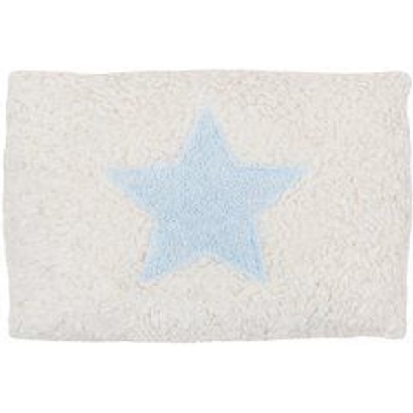 Efie Kissen blauer Stern, kbA (organic), Made in Germany