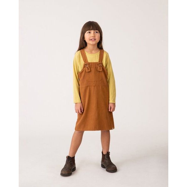 Matona Latzkleid für Kinder aus Canvas Baumwolle / Retro Pinafore Dress