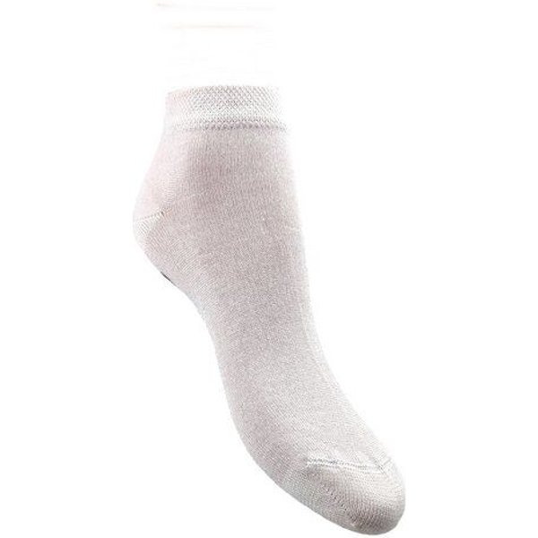 Bruno Barella Sneaker Socken aus Bambuscellulose gewonnene Viskosefaser in weiß