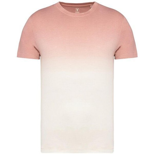 YTWOO Nachhaltiges Unisex-Dip-Dye-T-Shirt aus Bio-Baumwolle