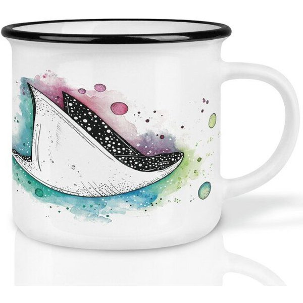 LIGARTI Keramiktasse – Space Rochen