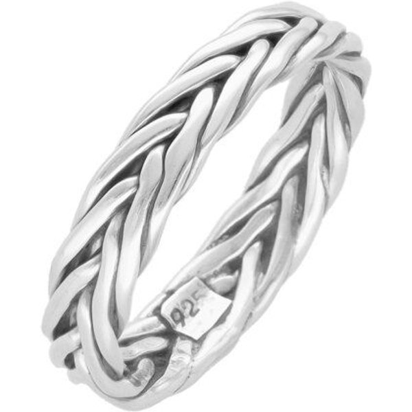 pakilia Silber Ring geflochten – fair gehandelt & handgefertigt in Mexiko