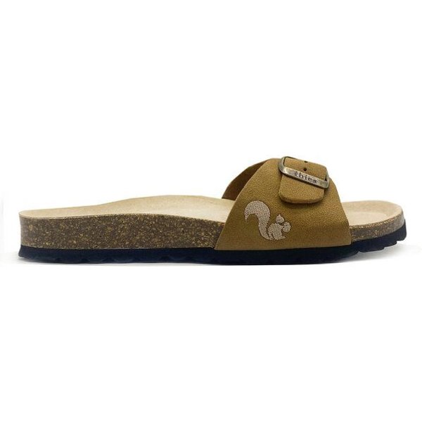 Vegane thies ® Eco Bio Strap Sandale aus rec. PET mit ergonomischem Fussbett