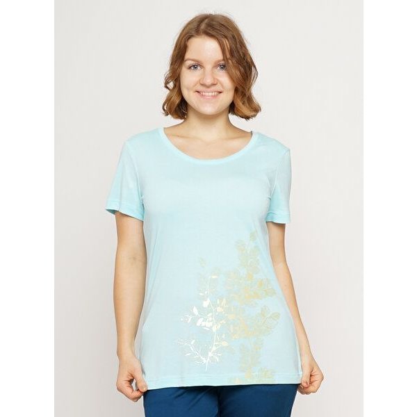 Peaces.bio - handbedruckte Biomode Lieber Wieder Shirt Buchenzauber Damen