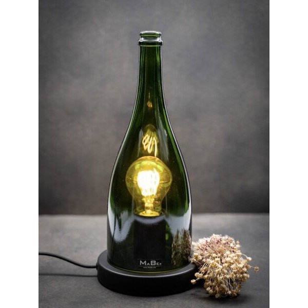 MaBe TischLeuchte 2in1 Bordeaux 1,5l Sekt