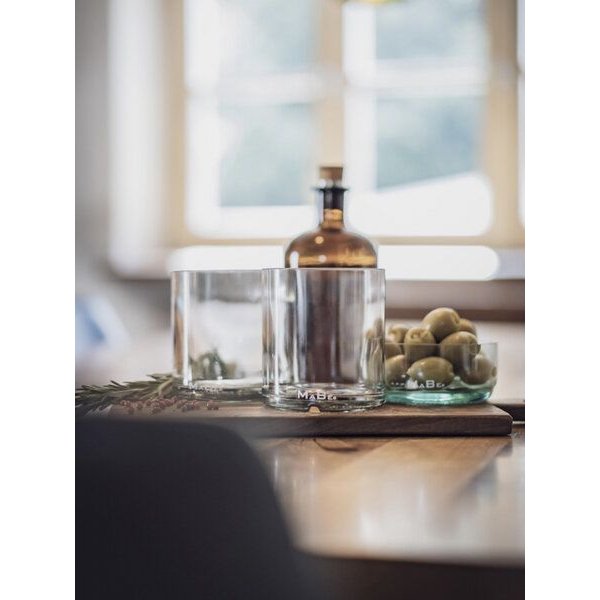 MaBe Glas Tumbler 4er Set - schlicht, wertig, wunderbar