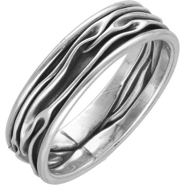 pakilia Silber Ring schmale Wellen – fair gehandelt & handgefertigt in Mexiko
