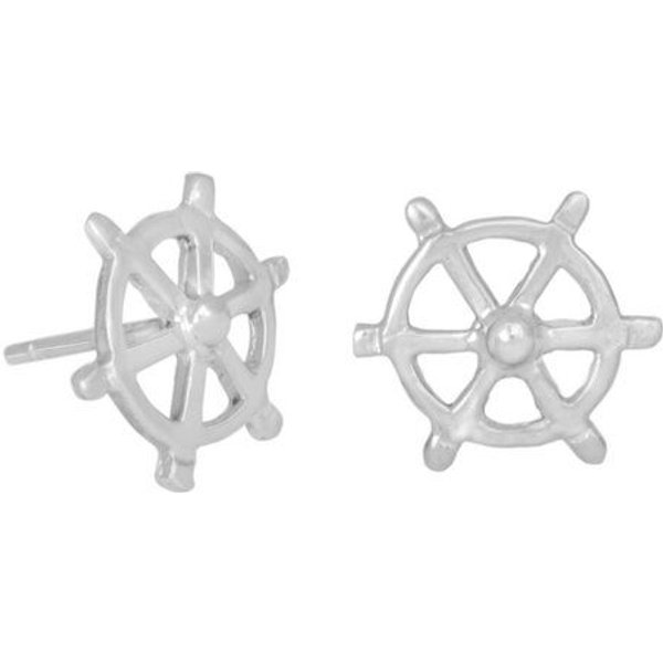 pakilia Silber Ohrstecker Steuerrad – fair gehandelt & handgefertigt in Mexiko