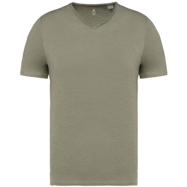 YTWOO Essentials Herren-Slub-T-Shirt aus biologischer Baumwolle