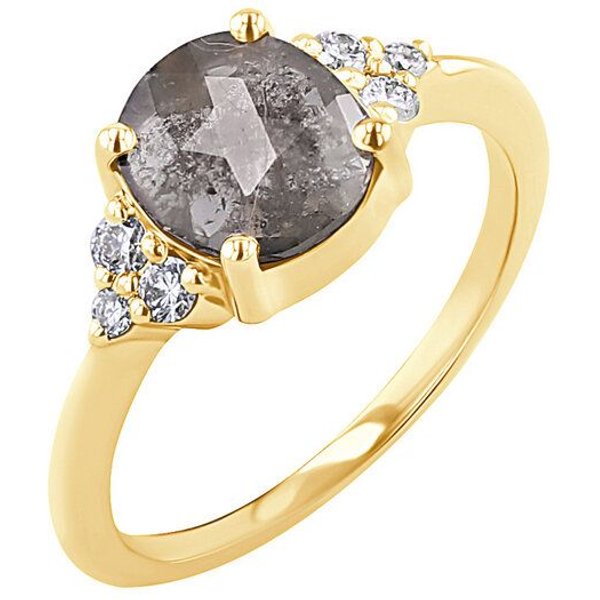 Eppi Ring mit Salt and Pepper Diamant Agathe