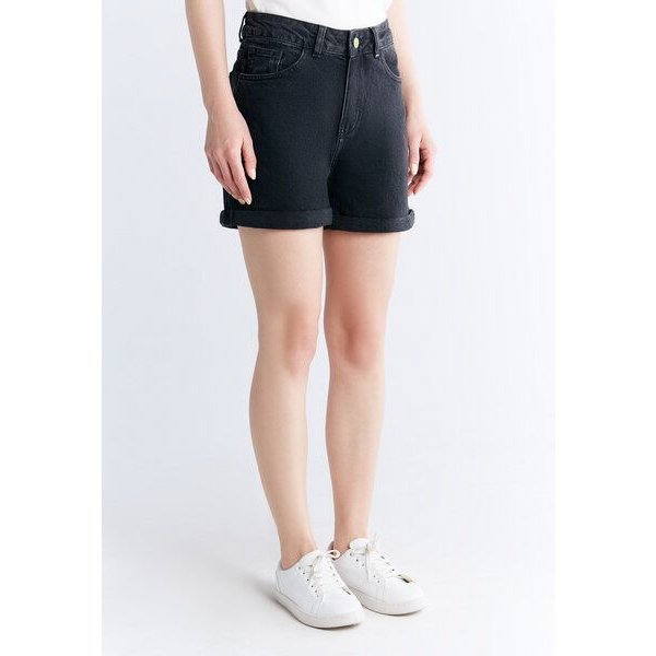 Evermind Women's Mom Shorts-WN3010