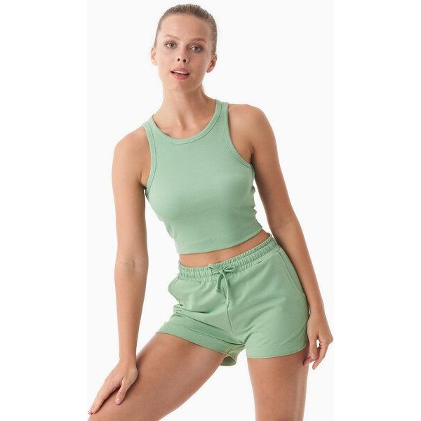 ORGANICATION SONNIA | Cropped Rib Top aus Bio-Baumwolle