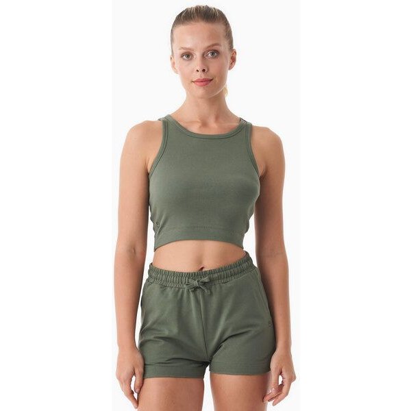 ORGANICATION SONNIA | Cropped Rib Top aus Bio-Baumwolle