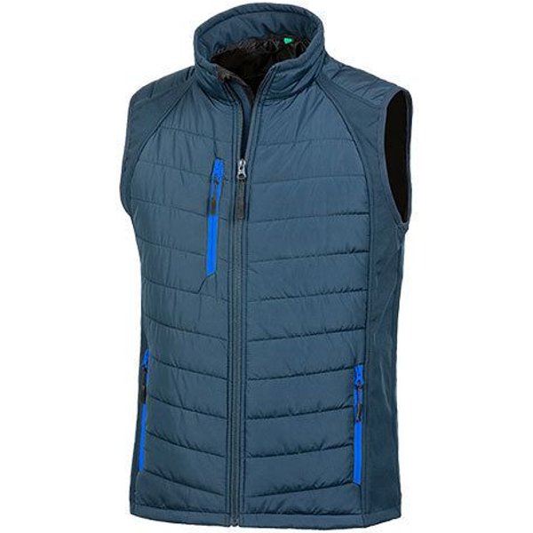 Result Genuine Recycled Herren Weste Steppweste Atmungsaktiv Wasserabweisend Bodywarmer bis Größe 4XL Wattiert Padded Übergangsweste