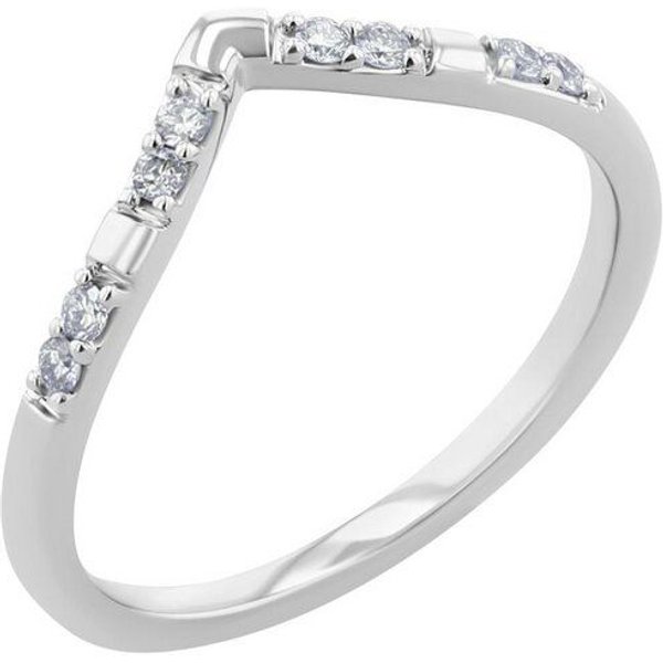 Eppi Ehering in V-Form mit Lab Grown Diamanten Patya