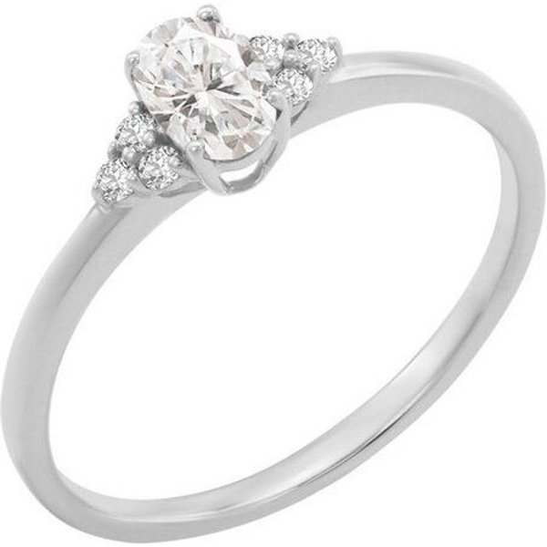 Eppi Verlobungsring mit Moissaniten und Lab Grown Diamanten Sheldo