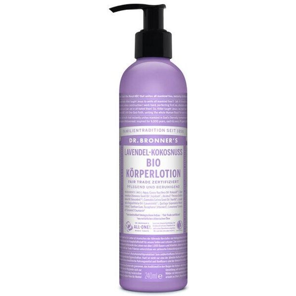 Dr. Bronner's Körperlotion Lavendel-Kokosnuss
