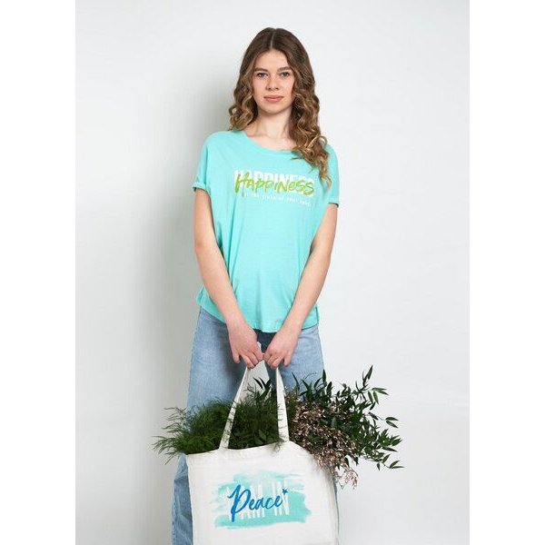SPARKLES OF LIGHT Boxy Shirt | HAPPINESS