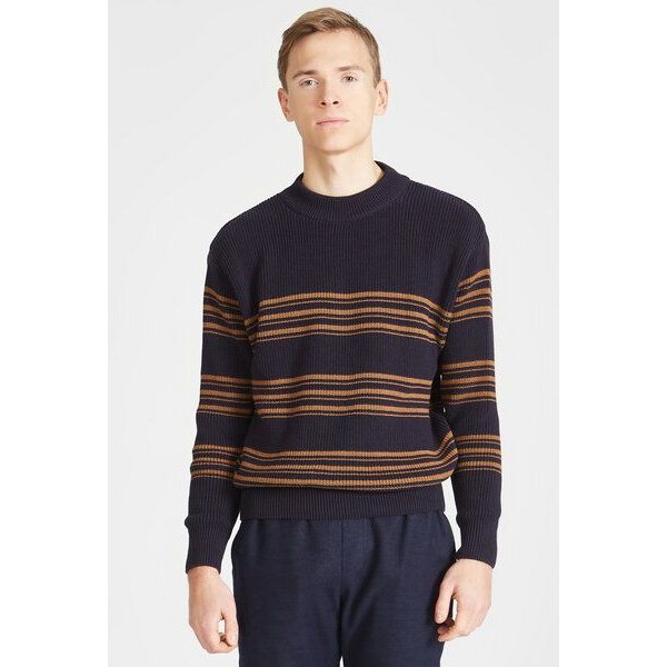 Givn Berlin Herren Strickpullover mit Streifen aus Bio-Baumwolle - KAY