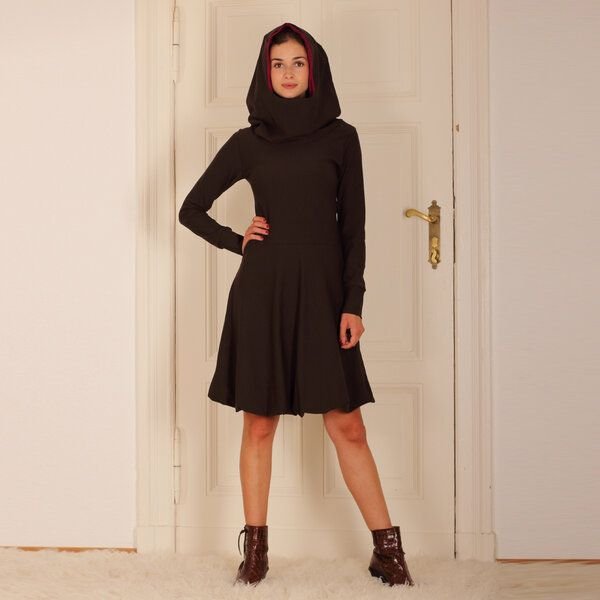 ManduTrap Ballonkleid aus Bio-Baumwolle mit Kapuze
