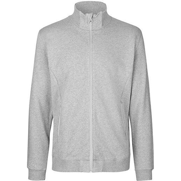 Neutral® Herren Unisex Sweatjacke ohne Kapuze hoher Kragen