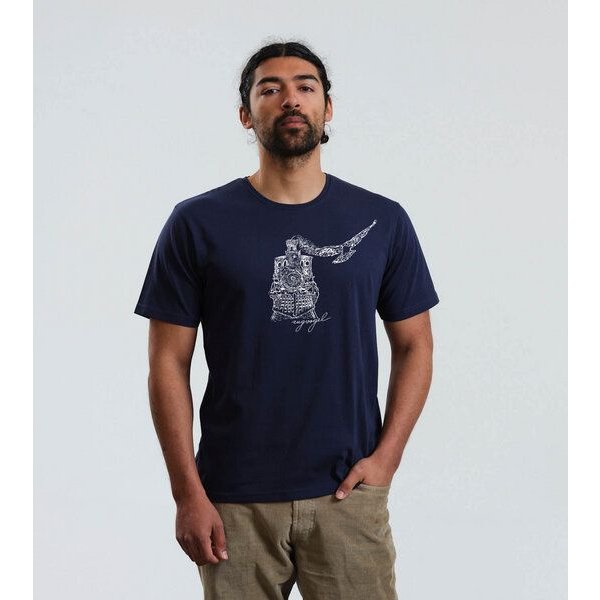 GARY MASH T-Shirt Zugvogel aus Biobaumwolle