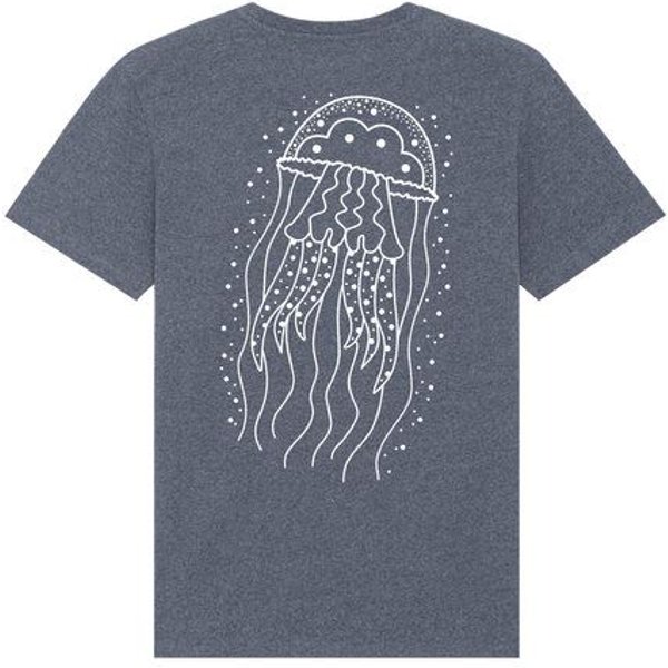 vis wear Qualle - Göttin im Ozean - Unisex T-Shirt - Recycled Bio Baumwolle